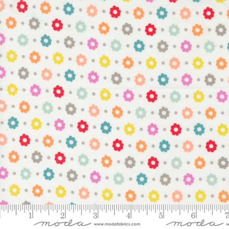 Laguna sunrise mix floral dots