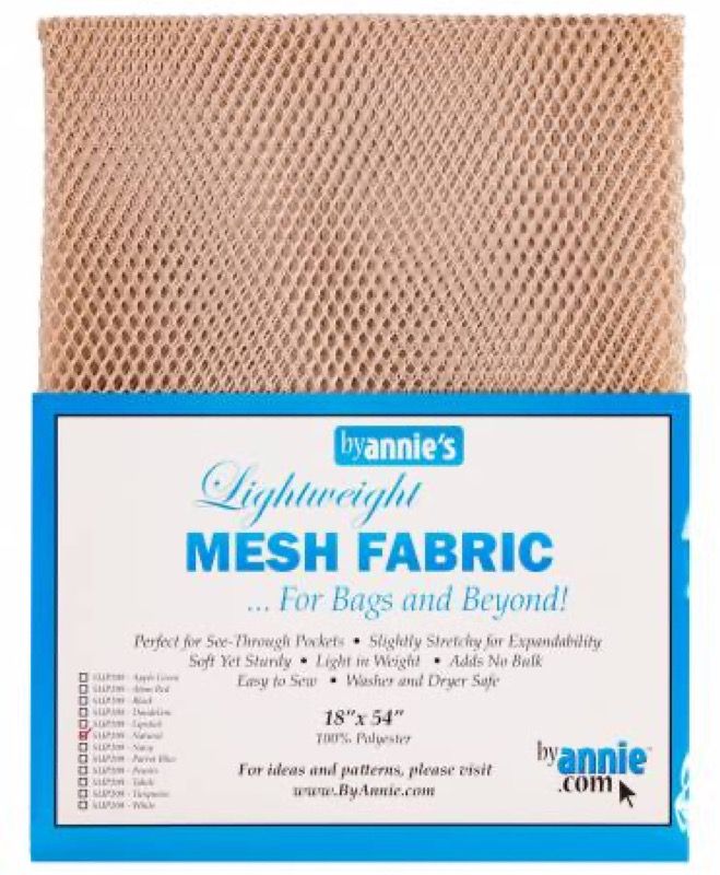 Mesh fabric beige