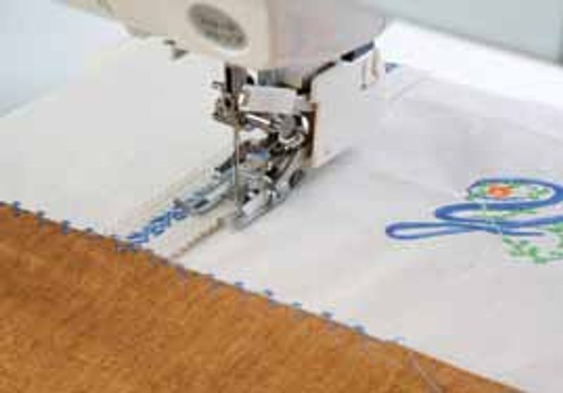 Janome overtransportør med quilte guide (G3) open toe.