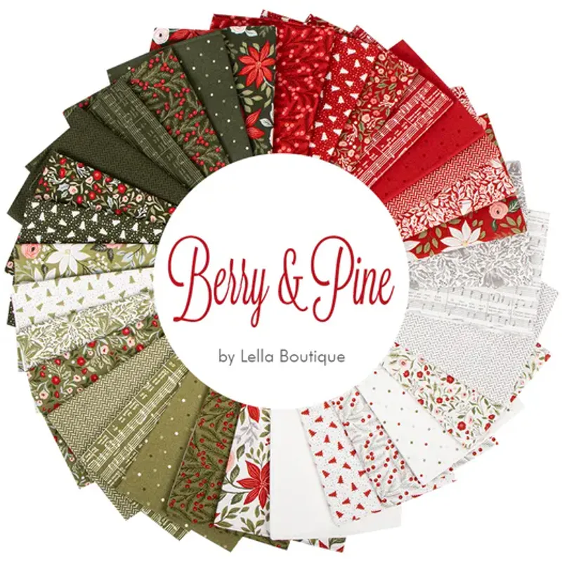 Berry and Pine charm pack